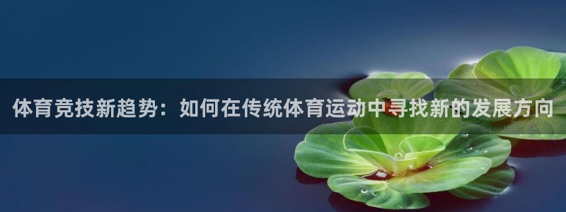 3377体育官网下载招商：体育竞技新趋势：如何在传统