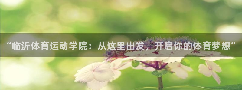 3377体育官方正版app开户：“临沂体育运动学院：