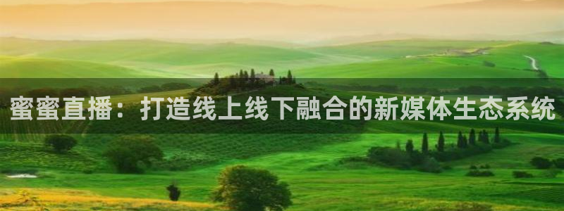 919看球软件：蜜蜜直播：打造线上线下融合的新媒体生态系统